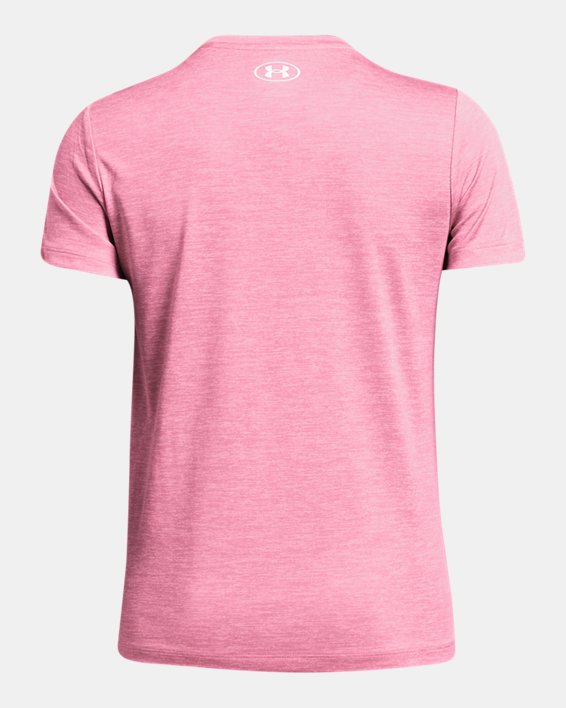 Damesshirt UA Tech™ Twist met korte mouwen, Pink, pdpMainDesktop image number 3